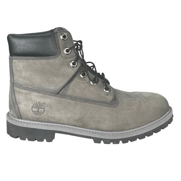 Timberland Men’s 6” Premium Grey Suede Chukka Boot Size US 7